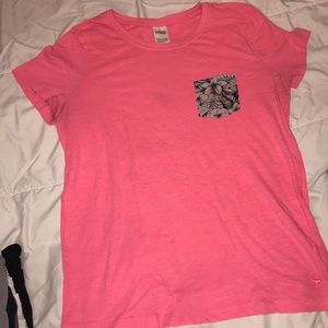 PINK graphic tee